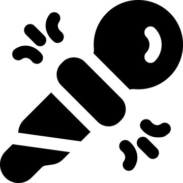 pipette glyph icon. Strong and solid vector icon for websites, mobile interfaces, presentations, and visual branding. High quality and easy to edit.