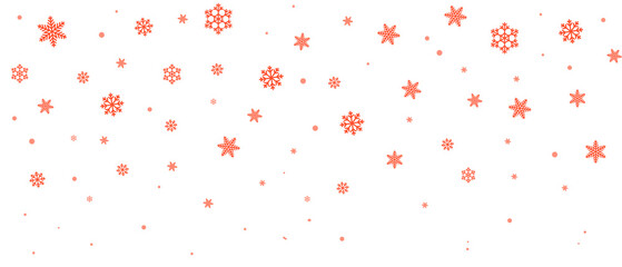 Obraz premium Snow flakes, snow background, christmas