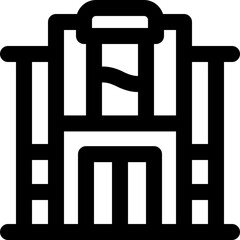 laboratory line icon. Clean and minimalist vector icon for websites, mobile apps, presentations, and logos. Fully scalable and customizable for any project.