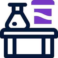chemical duotone icon. Sleek and modern vector icon for websites, mobile apps, marketing materials, and corporate design. Fully scalable and ready to use.