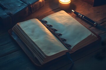 Vintage Leather Notebook for Writing and Creativity