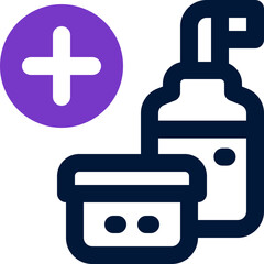 skincare duotone icon. Sleek and modern vector icon for websites, mobile apps, marketing materials, and corporate design. Fully scalable and ready to use.