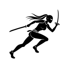 silhouette of a jumping man