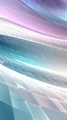 パステルカラーの抽象的なフローアート &ndash; 流れるような形状と光のテクスチャ 8K背景

