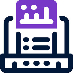 data duotone icon. Sleek and modern vector icon for websites, mobile apps, marketing materials, and corporate design. Fully scalable and ready to use.