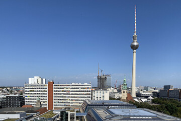 berlin skyline in germany