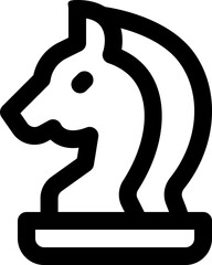 strategy line icon. Clean and minimalist vector icon for websites, mobile apps, presentations, and logos. Fully scalable and customizable for any project.