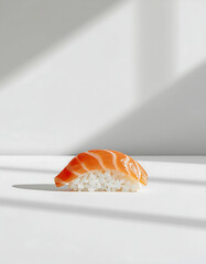 Salmon nigiri sushi 
