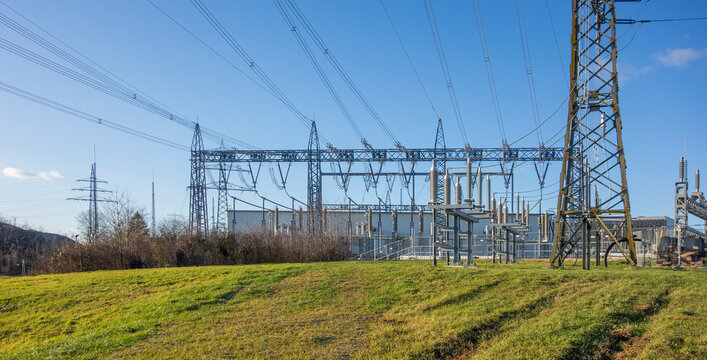 Electrical substation scenery