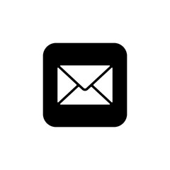 mail icon on white background, email icon transparent 