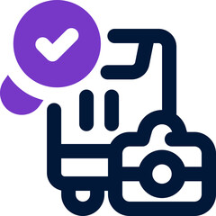 travel research duotone icon. Sleek and modern vector icon for websites, mobile apps, marketing materials, and corporate design. Fully scalable and ready to use.