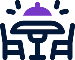 restaurant duotone icon. Sleek and modern vector icon for websites, mobile apps, marketing materials, and corporate design. Fully scalable and ready to use.