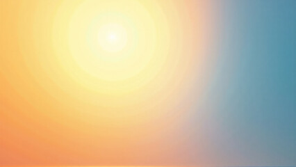 Obraz premium Sunrise Horizon Glow Radial Gradient Background