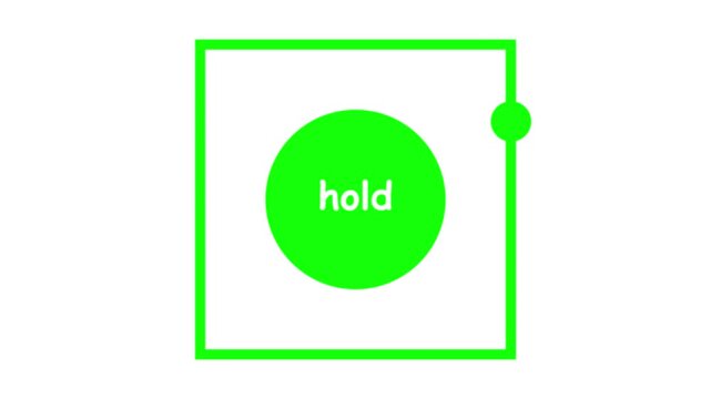 Box breathing exercise, a simple method for stress reduction and relaxation. The animation demonstrates the four steps: inhale, hold, exhale, and hold, each for a count of four.