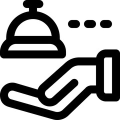 service line icon. Clean and minimalist vector icon for websites, mobile apps, presentations, and logos. Fully scalable and customizable for any project.