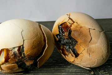 Burnt eggs when boiling