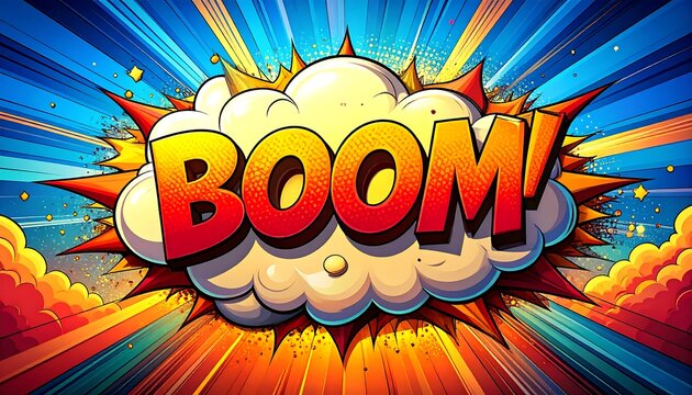 Comic book explosion effect (1)