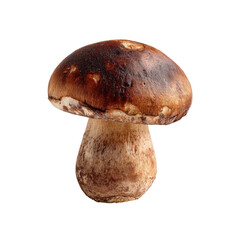 Grilled mushroom isolated [Transparent Background PNG].