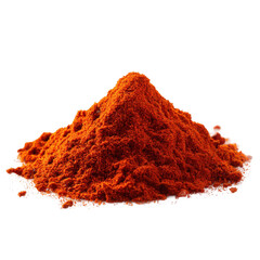 Ground paprika powder isolated [Transparent Background PNG].