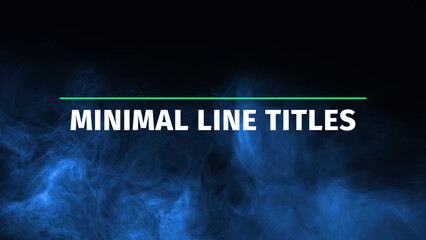 Elegant Minimal Line Titles_Vol.05