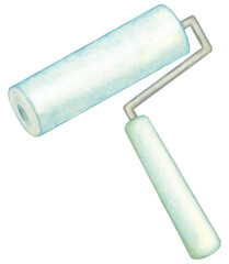 粘着ローラーのイラスト