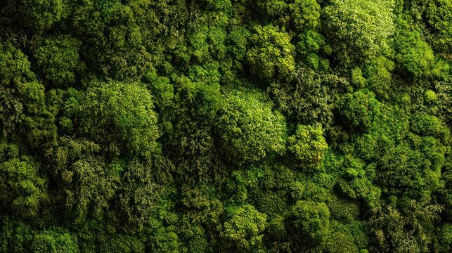 Lush green moss wall texture (1)