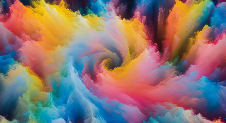Multi colorful splash abstract background