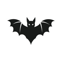 Halloween bat vector illustration with spooky flying design