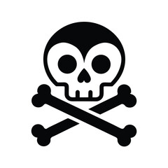 Jolly Roger pirate skull flag