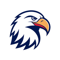 Obraz premium bald eagle usa sports team mascot icon vector art