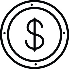 dollar sign icon