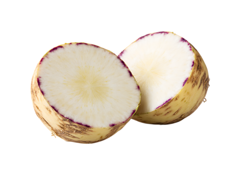 Rutabaga half slice