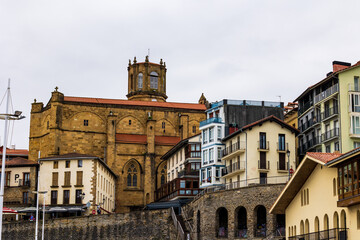 San Salvador Church in the Heart of Getaria Village