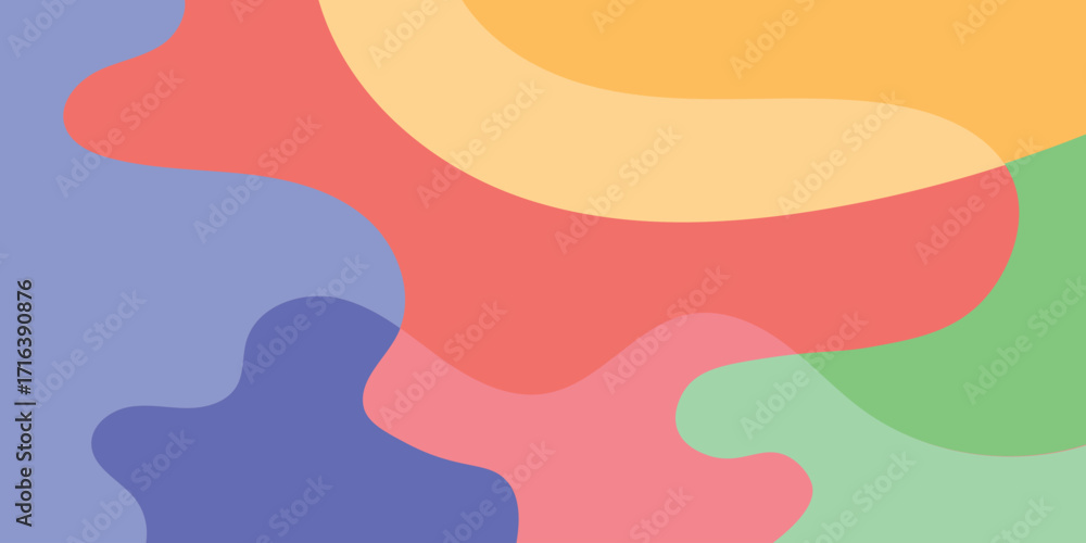 Aufkleber background with colorful abstract fluid shapes and geometric vector concepts for the season. vector 