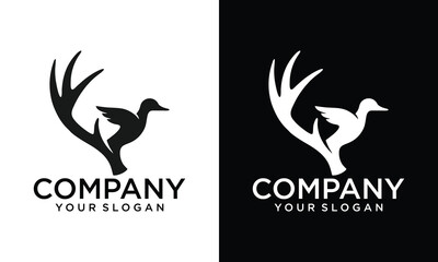 Creative Elegant Swan Logo Design – Minimalist and Graceful Branding Symbol
