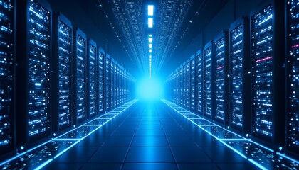 Cosmic Data Stream: The Glowing Grid