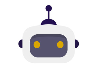 Obraz premium AI Chat bot, Vector Illustration