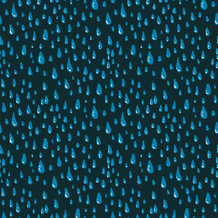 abstract blue background with water drop