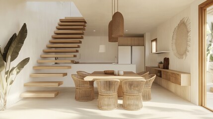 Modern minimalist home interior