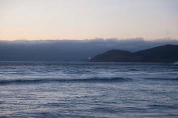 Galician beach landscape, Galicia, Spain. Do Rostro beach.