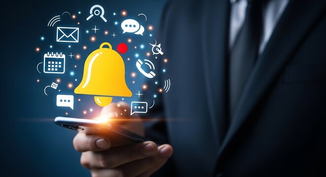 Stay updated with the latest notifications on your smartphone for business deals and social media news