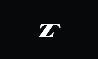 Obraz premium ZT,TZ,Z,T,Z,T abstract, letters, logo, monogram, style, symbols, ambitions, icons, 