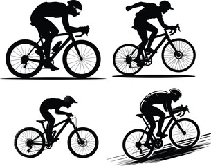 Fototapeta premium Dynamic Hurdler Silhouette Illustration Black Isolated on White Background, Athletic Sports Design for Track and Field Projects and Competitions