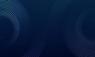 abstract dark background with glowing lines circles