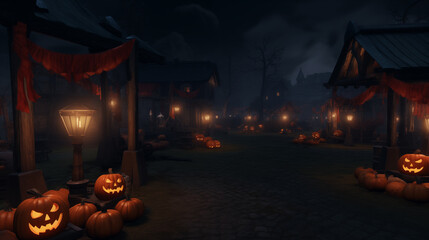 Halloween Pumpkins for the Popular Fall season ~ Created using Generative AI