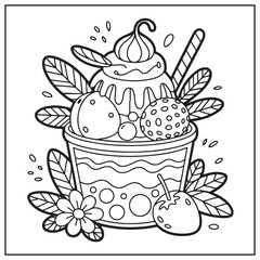 Cute Spring Jars Coloring Pages