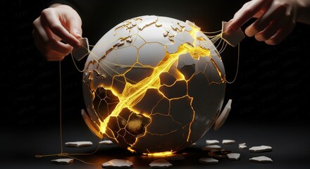 Global Control and Fragility of Earth Concept.