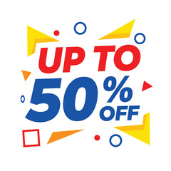  Offers Vector Discount Label with Colorful Starburst Elements for E commerce Special Promotions Retail Sales Campaign