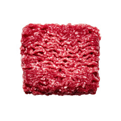Obraz premium Ground beef isolated on transparent background