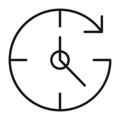 Time-bound vector icon